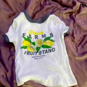 Kids White and Gray T-Shirt